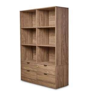 Carlo Bookcase - Pecan