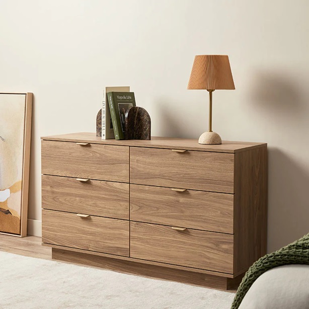 Carlo Chest Of Drawer - Pecan