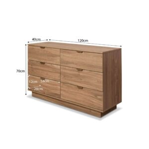 Carlo Chest Of Drawer - Pecan