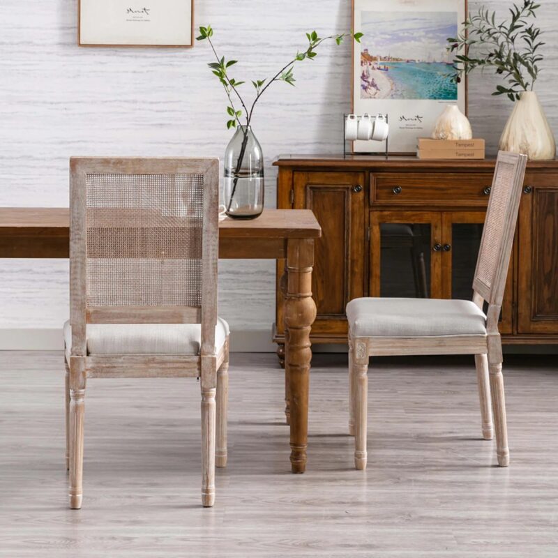 Celestia Rattan Back Dining Chair