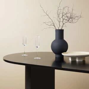Elix 6 Seater Dining Table - Black
