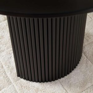 Elix 6 Seater Dining Table - Black