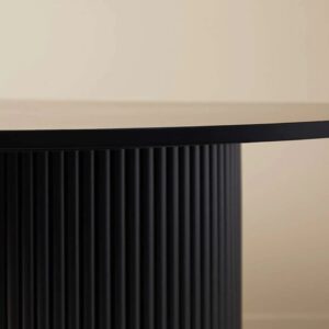 Elix 6 Seater Dining Table - Black