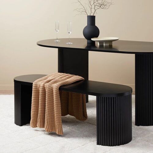 Elix Bench Seat - Black