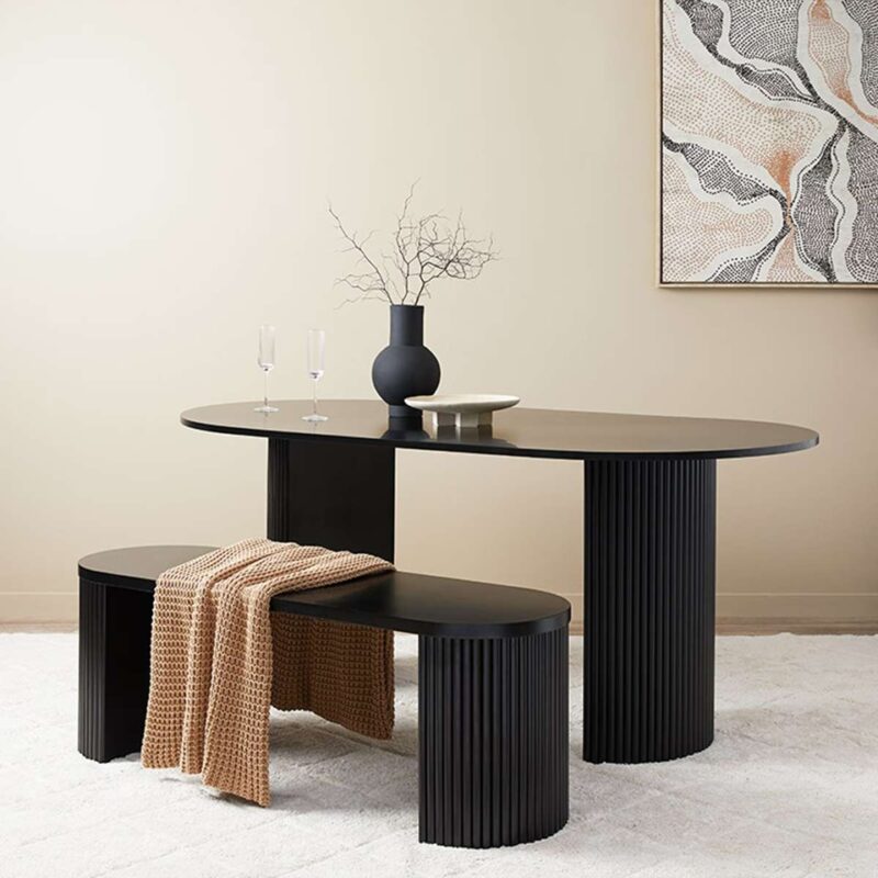 Elix Bench Seat - Black