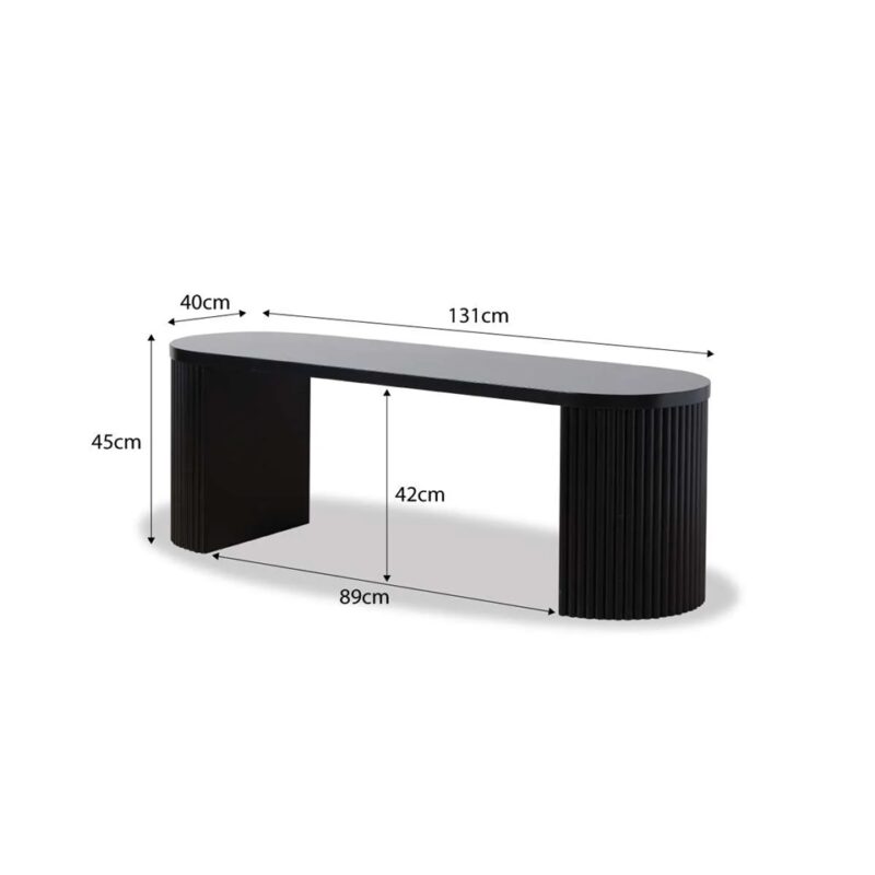 Elix Bench Seat - Black