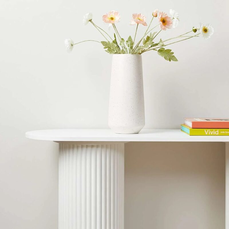 Elix Console Table - White