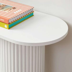 Elix Console Table - White