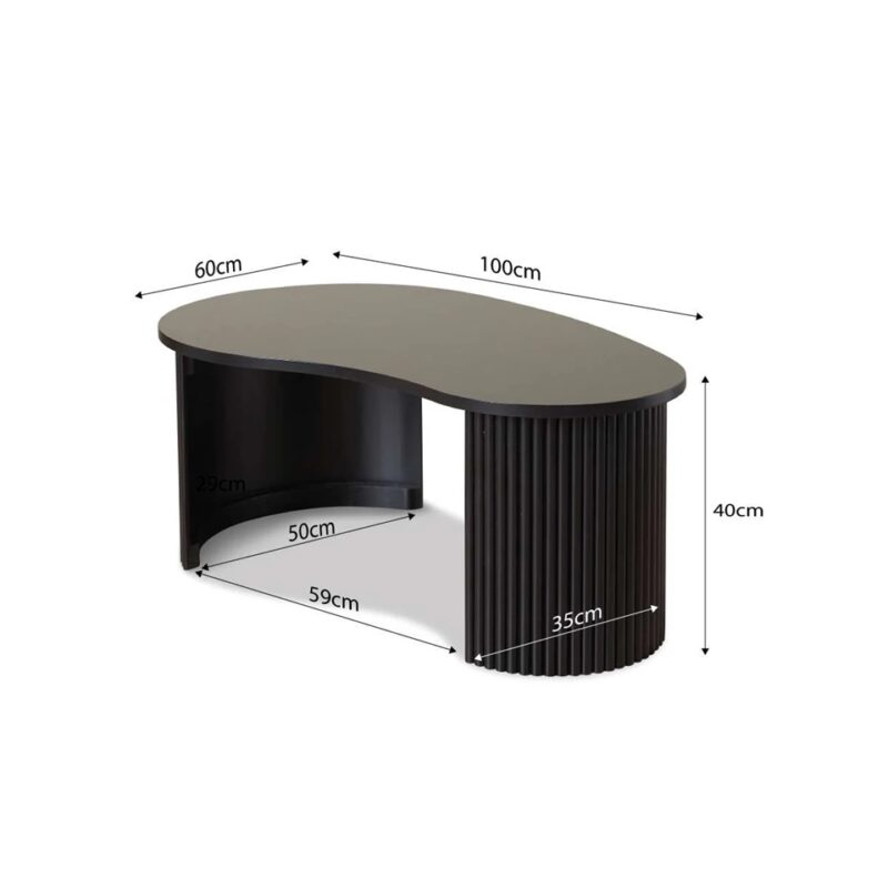 Elix Pebble Shaped Coffee Table