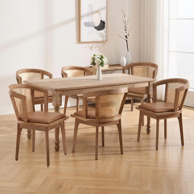 Janessa Dining Chair-Leather