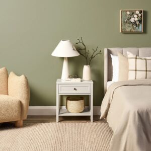 Kael Pedestal-Beige-1 Zaylo Tv Stand - Honey Oak