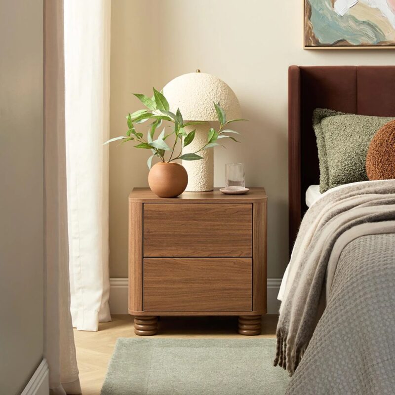 Loren Pedestals - Walnut