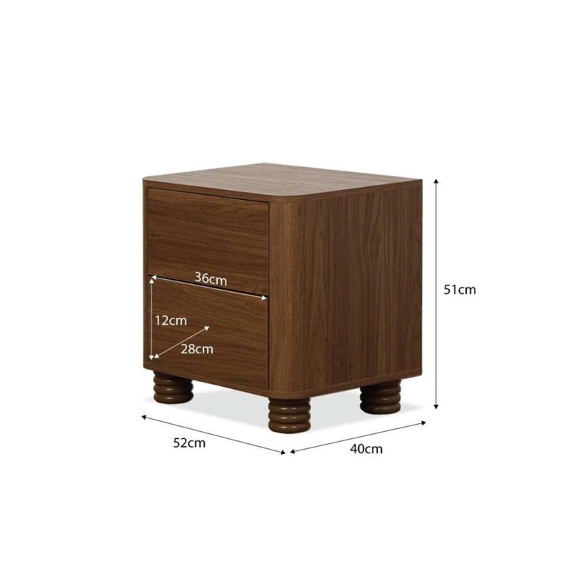 Loren Pedestals - Walnut