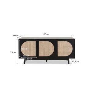 Lunar Sideboard - Black