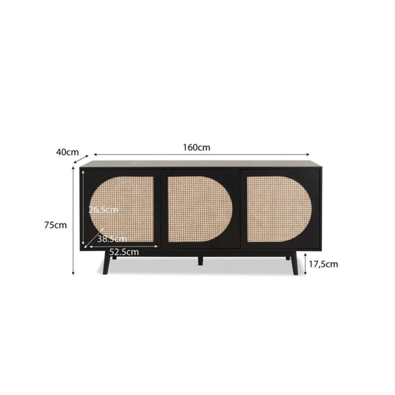 Lunar Sideboard - Black