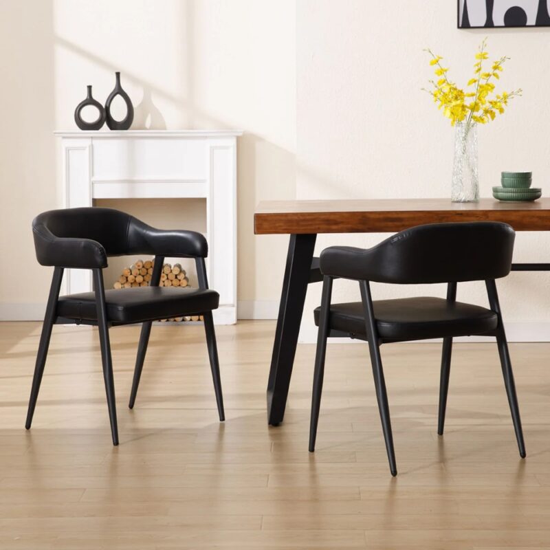 Lunara Dining Chair-PU Leather