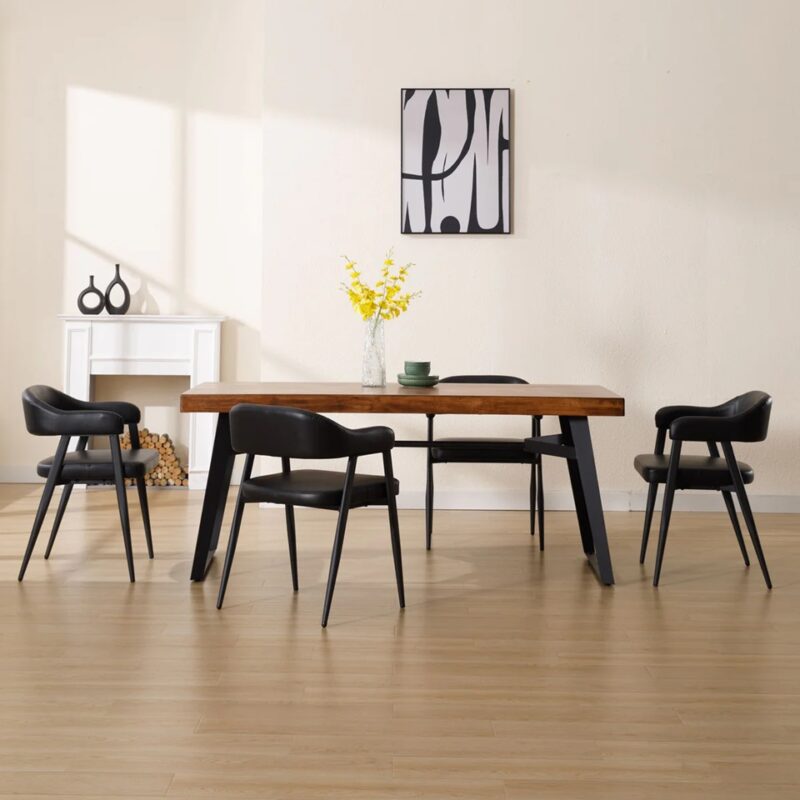 Lunara Dining Chair-PU Leather