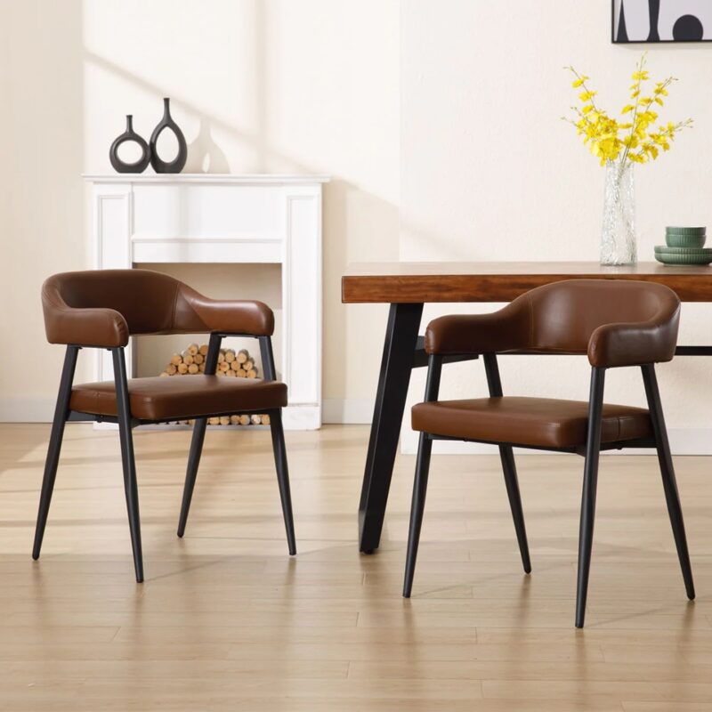 Lunara Dining Chair-PU Leather