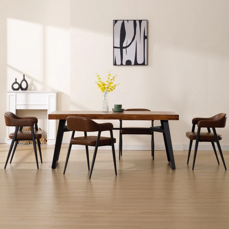 Lunara Dining Chair-PU Leather