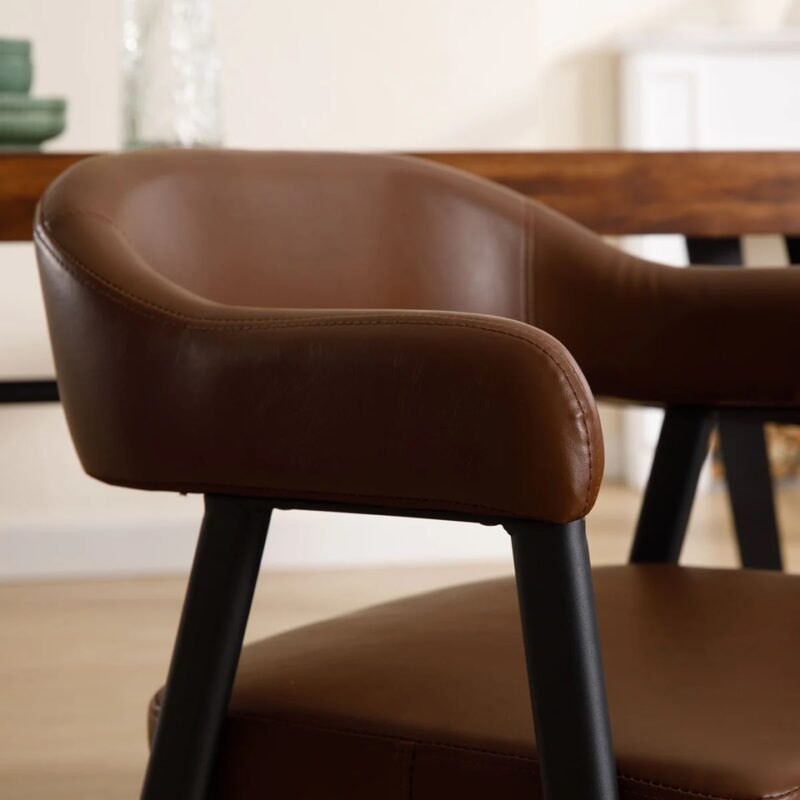 Lunara Dining Chair-PU Leather