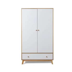 Naomi Wardrobe - White/Natural