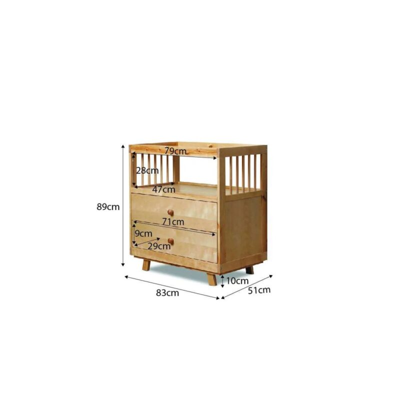 Naomi Change Table with Drawers