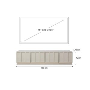 Norva Tv Stand - Beige