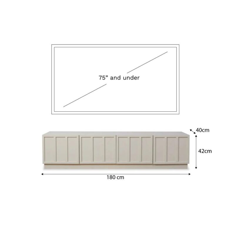 Norva Tv Stand - Beige