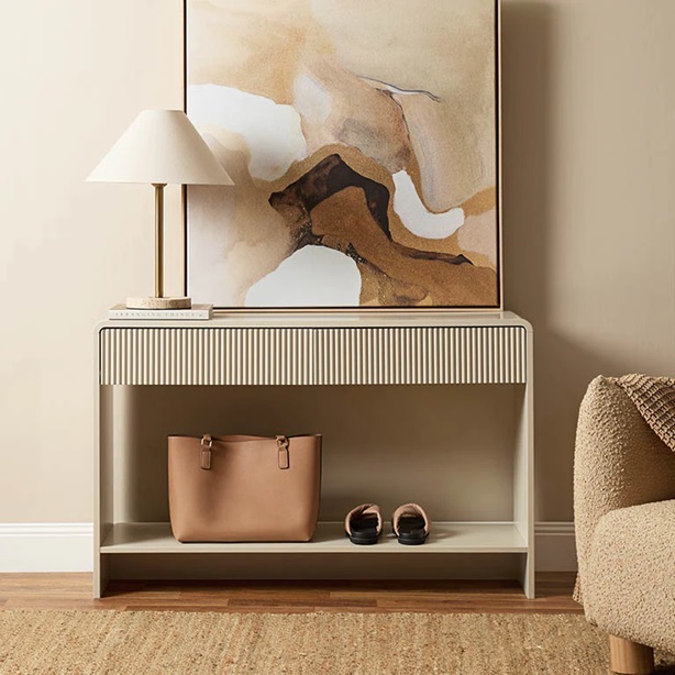 Oryn Console Table - Beige