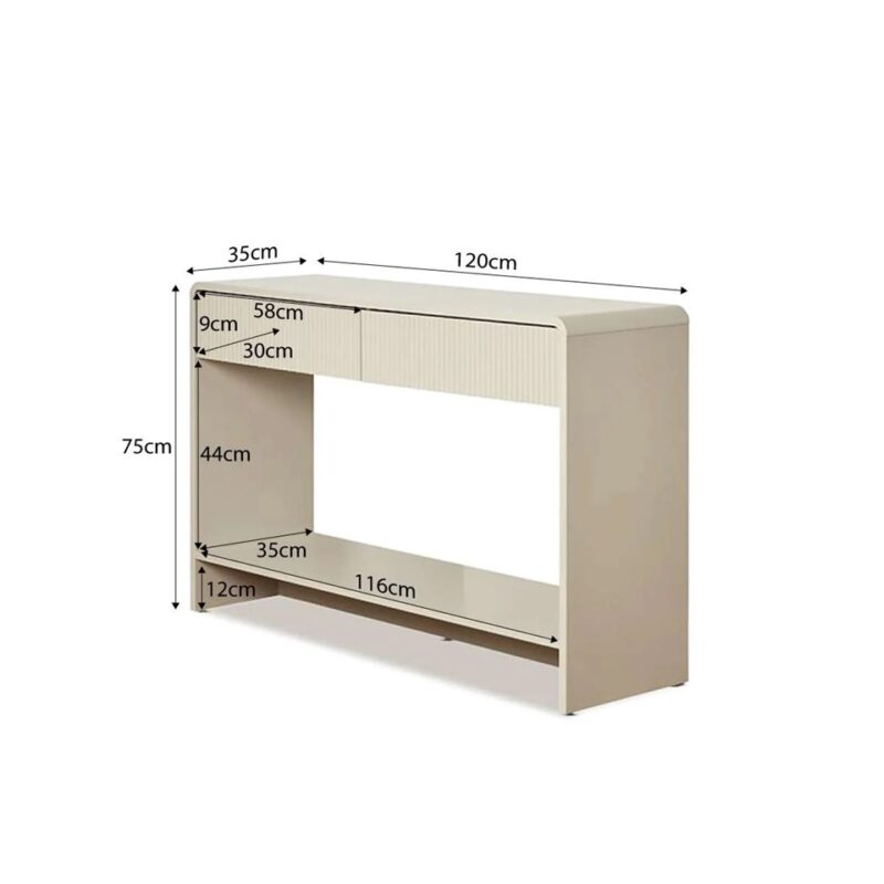 Oryn Console Table - Beige