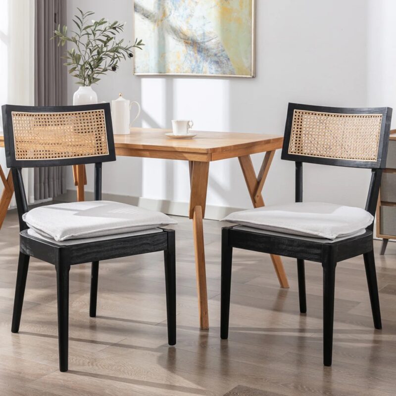 Selene Rattan Back Dining Chair