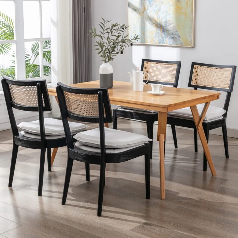 Selene Rattan Back Dining Chair