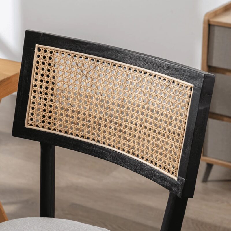 Selene Rattan Back Dining Chair