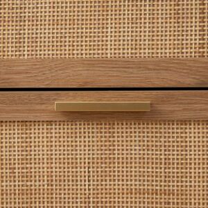Soren Rattan Chest Of Drawer - Walnut