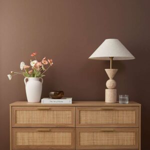 Soren Rattan Chest Of Drawer - Walnut