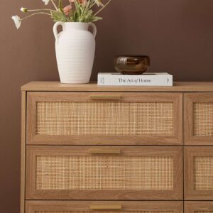 Soren Rattan Chest Of Drawer - Walnut