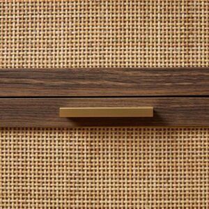Soren Rattan Chest Of Drawer - Walnut