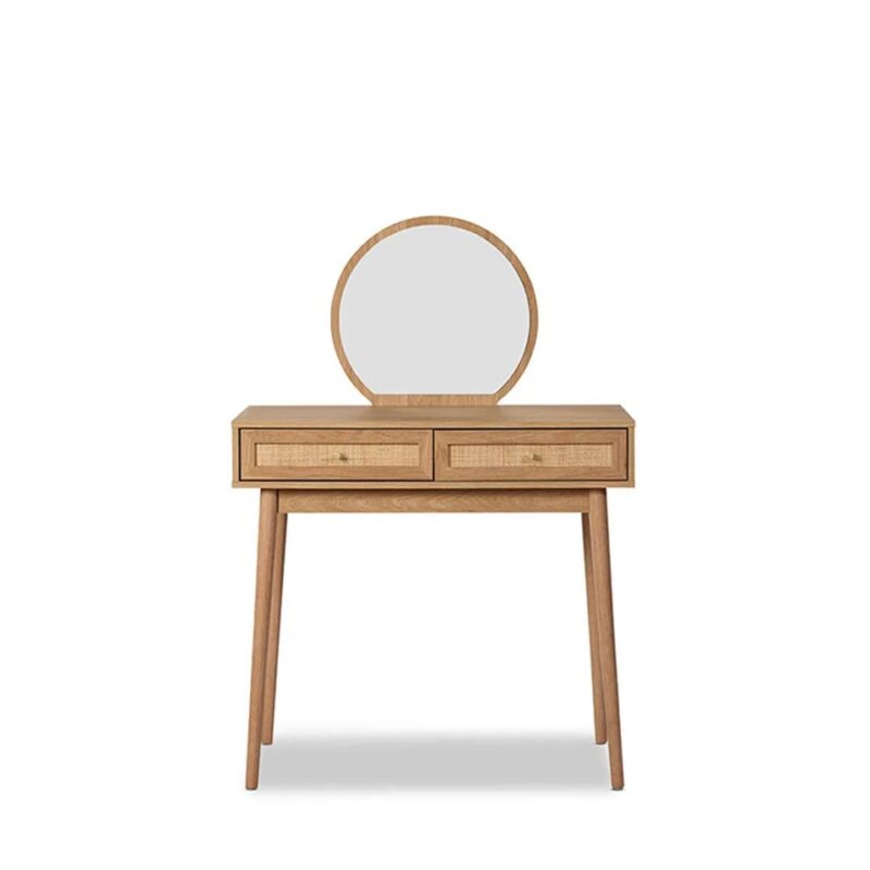 Soren Rattan Dressing Table - Natural
