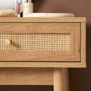 Soren Rattan Dressing Table - Natural