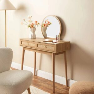 Soren Rattan Dressing Table - Natural