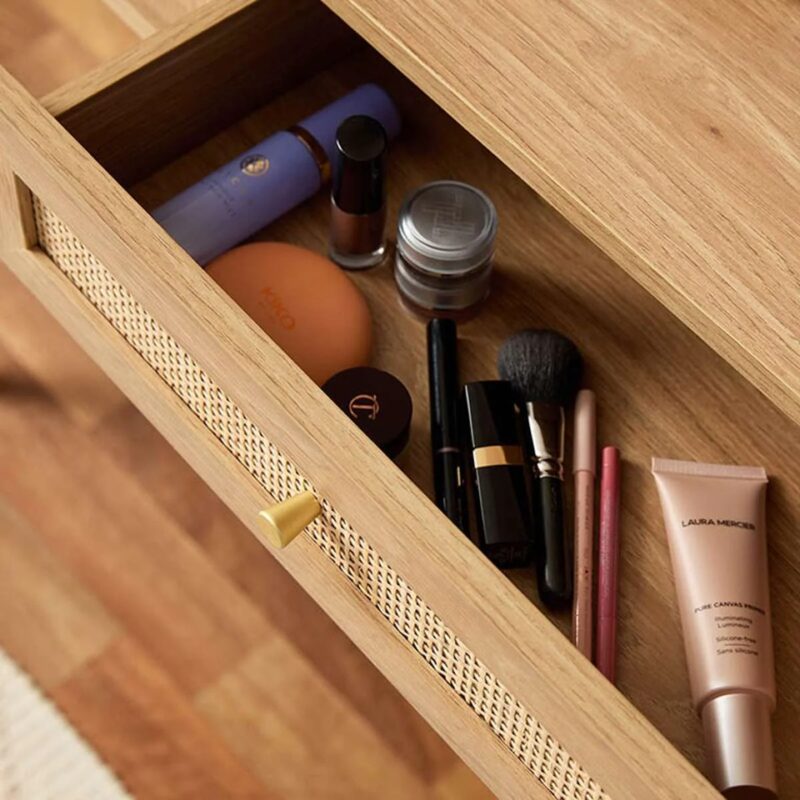 Soren Rattan Dressing Table - Natural