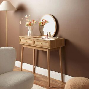 Soren Rattan Dressing Table - Natural