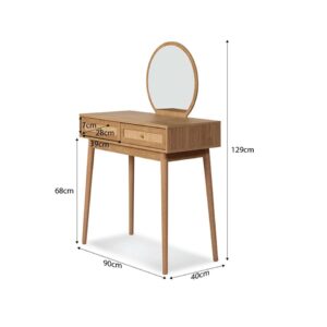 Soren Rattan Dressing Table - Natural