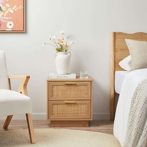 Soren Rattan Pedestals Natural 2 Soren Rattan Pedestals