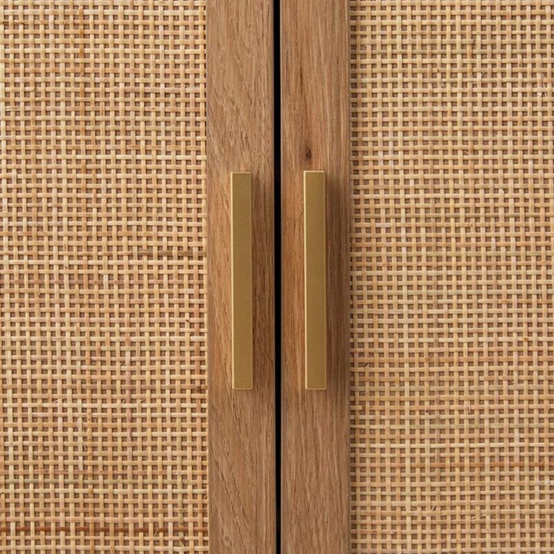 Soren Rattan Shoe Cabinet - Natural