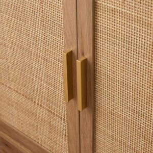 Soren Rattan Shoe Cabinet - Natural