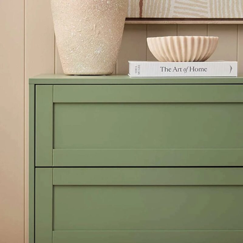 Vano Chest Of Drawer - Sage Green