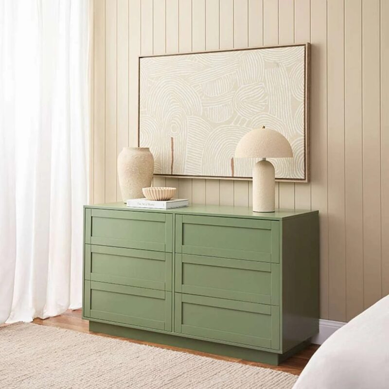 Vano Chest Of Drawer - Sage Green