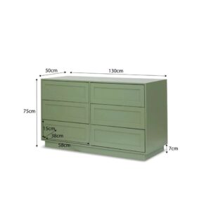 Vano Chest Of Drawer - Sage Green