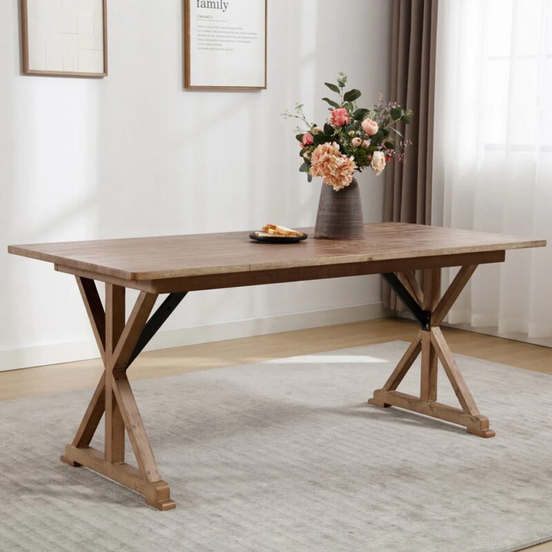 Velmora Wooden Dining Table
